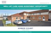 WELL LET CARE HOME INVESTMENT OPPORTUNITY...LOCATION Blackpool is a popular seaside town located on the Lancashire coastline, approximately 27 miles (43 km) north of Liverpool and