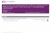 Blackpool Victoria Hospital NewApproachFocused Report ... · LetterfromtheChiefInspectorofHospitals BlackpoolVictoriaHospitalisthelargestacutehospitaloftheBlackpoolTeachingHospitalsNHSFoundationTrust.It