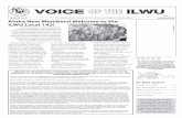 Volume 59 • No. 2 The VOICE of the ILWU—Published by Local … · 2019. 5. 17. · YOUR RIGHTS UNDER LAW ... started with what you need to know as a member! If you are a new member