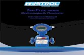 Electromagnetic Flowmeter - Tek-Trol · 1. Tek-Flux 1400A Electromagnetic Flowmeter 2. Documentation NOTE Unpack and check the contents for damages or signs of rough handling. Report