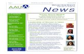 McLean Area Branch AAUW of Virginia News · 2018. 1. 1. · Page 1 AAUW McLean (VA) Branch NEWS January 2018 Leadership of Women in Islam The January Branch program offers a unique
