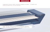 Flatwork ironers with working widths of 830 – 3,300 mm · Flatwork ironers from Miele Professional Scalable capacities for all sizes of business Washing, drying and ironing –