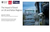 The Impact of Brexit on UK and Italian Regions · [95,4% of total enterprises] 7.5 million employed [46,0% of total private] Piccole imprese (