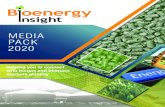 MEDIA PACK 2020 - bioenergy-news.com€¦ · MEDIA PACK 2020 Helping you to connect with biogas and biomass markets globally. What is Bioenergy Insight? Bioenergy Insight goes digital