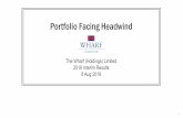 Portfolio Facing Headwindwebcast.streamingpool.com/wharf/2019iipad/results.pdf · The Wharf (Holdings) Limited 2019 Interim Results ... Profound Impact on both Economies & HK’s-RMB