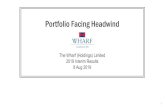 Portfolio Facing Headwind - Streaming Poolwebcast.streamingpool.com/wharf/2019i/results.pdf · The Wharf (Holdings) Limited 2019 Interim Results ... Profound Impact on both Economies