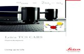 Leica TCS CARS Physical Background TCS SP5 II/Brochur… · CARS signals are 105 times as strong as the signals generated from conventional Raman scattering. This enables video rate