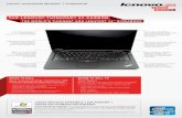 THE LENOVO® THINKPAD® X1 CARBONcc.cnetcontent.com/inlinecontent/production/a3/a3aac5dba8be/cnet… · to support and protect your ThinkPad investment. Succeed with substance and
