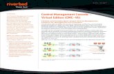 Central Management Console – Virtual Edition (CMC-VE) · About Riverbed Riverbed Technology is the IT infrastructure performance company. The Riverbed family of wide area network