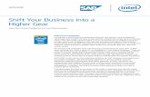 Shift Your Business into a Higher Gear€¦ · enterprise-scale data warehouses. With either approach, or both, ... Real-Time, Data-Driven Insights at Enterprise Scale 2 Shift Your