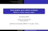 Grid graphs and Lattice surfaces - Cornell Universitypi.math.cornell.edu/~hrbaik/math711_nov2010.pdf · Veech groups Grid graphs and Lattice surfaces Based on Patrick Hooper’s paper