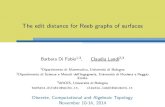 The edit distance for Reeb graphs of surfaces · The edit distance for Reeb graphs of surfaces BarbaraDiFabio1,3, ClaudiaLandi2,3 1Dipartimento diMatematica,Universit`a diBologna