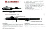 OPERATING THE SCOPE The Monstrum Tactical S1420-R-RG Tip ... · S1420-R-RG Monstrum Tactical 1-4x20 Scope The Monstrum Tactical S1420-R-RG is a full-featured scope suitable for hunting,
