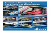 Distracted Driving Report September 2007 - Alberta.ca · 2015. 12. 15. · on Distraction. This is also consistent with the guiding principles of the Alberta Traffic Safety Plan.