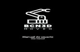 Manual de usuario - GitHub€¦ · Manual de usuario User manual - 3 Sobre el BCN3D Moveo About the BCN3D Moveo BCN3D Technologies sigue dando pasos impor-tantes para cumplir con