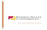 2017-2018 Biennial Review - Ferris State University · 2019. 5. 6. · 2017-2018 iennial Review 6 each organization is responsible for enforcing compliance. Non-compliance could result