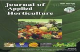 Journal of Applied Horticulture Vol 9(1) Jan-June, 2007 · JOURNAL OF APPLIED HORTICULTURE Vol. 9, No. 1, January-June, 2007 CONTENTS Ectopic expression of Mn-SOD in Lycopersicon