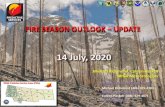FIRE SEASON OUTLOOK UPDATEOUTLOOK LAST JUNE FOR JULY/AUG Acres Burned 1994-2019 NRGA Wildfire Acreages: Mean: 427,030 Mode: 210,123 (Most frequent) 2019 NRGA Forecast: Normal all PSAS
