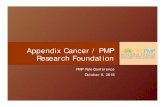Appendix Cancer / PMP Research Foundationpmppals.net/wp-content/uploads/2016/10/2-PMPPals-Conference-AC… · 10/2/2016  · Lisa Kurtz Luciano – founder and PMP patient oDiagnosed