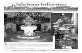 Isleham Informerisleham-village.co.uk/Informer/Issues/2009/Informer...please phone 01638 780023. ADVERTISING in the INFORMER If you would like to advertise in the Isleham Informer