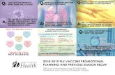 2018-2019 FLU VACCINE PROMOTIONAL PLANNING AND … … · 18.10.2018  · • Flu vaccine hesitancy poster presentation. 2018-2019 Flu Season Education and Outreach Plan Washington
