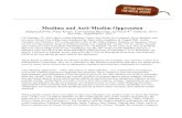 Muslims and Anti-Muslim Oppression - Paul Kivelpaulkivel.com/wp-content/uploads/2017/03/Muslims... · Muslim immigrants from Arab countries in the early days of the Republic. Throughout