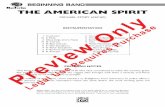 THE AMERICAN SPIRIT - listeninglab.stantons.com · THE AMERICAN SPIRIT Michael STOry (aScaP) Preview Only Legal Use Requires Purchase INSTRUMENTATION. Preview Only Legal Use Requires