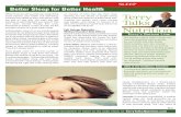 SLEEP Better Sleep for Better Health - Terry Talks Nutrition · We know that our brains get smaller as we grow older, leading to cognitive decline. Research shows that getting too