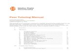 Peer Tutoring Manual - Idaho State University · 2019. 8. 16. · Peer Tutoring Manual University Tutoring Current edition by S.H. LeCorbeiller Updated August 15, 2019 This manual