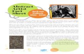 Jackson Pollock fact sheet - Amazon Web Services · Jackson Pollock 1912 -1956 , Jackson Pollock was born in 1 q 12, the youngest oj five sons. He didn't have a very happy childhood.