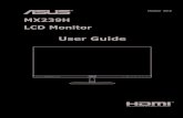 MX239H LCD Monitor User Guide2-1 Chapter 2: Setup 2.1. Assembling.the.base To assemble the base: 1. Carefully put the front of the monitor face down on a clean table. 2. Attach the