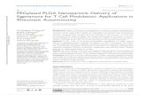 Open Access Full Text Article PEGylated PLGA Nanoparticle ... · mediated conjugation chemistry to decorate nanoparticles with anti-CD4 F(ab’) antibody fragments to enable targeted