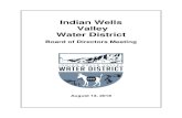 Indian Wells Valley Water District€¦ · 8/8/2018  · provide slideshow of current projects prior to board meetings. 4. July 31, ... Potential Disadvantages for IWVWD 1. ... Will