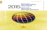 United Nations Demographic Yearbook · Topics of the Demographic Yearbook series: 1948 - 2015 Sujets des diverses éditions de l’Annuaire démographique : 1948 - 2015 Sales No.