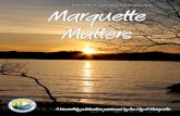 Volume No. 6, Issue No. 2, March/April 2016 Marquette Matters · Monday, March 14, 2016, 7 p.m. Monday, March 28, 2016, 7 p.m. Monday, April 11, 2016, 7 p.m. Monday, April 25, 2016,