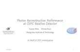 Photon Reconstruction Performance at CEPC Baseline Detector · 2019. 12. 1. · Motivation •The CEPC is a future large scale collider complex. It is a proposed Higgs/Z factory.