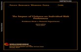 The Impact of Violence on Individual Risk Preferences€¦ · The Impact of Violence on Individual Risk Preferences Evidence from a Natural Experiment Pamela Jakiela Owen Ozier ...
