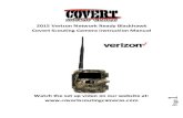 2015 Verizon Network Ready Blackhawk Covert Scouting ...€¦ · card size up to 32GB. You must have the SD card in the camera to be able to turn the camera on and set it up. The