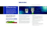 Belden - Product Bulletin...and Professional A/V Coaxial Cables, HD Brilliance Connectors maximize broadcast signal integrity, quality, performance and durability. The Watertight Locking
