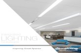 Integrated LIGHTING - Armstrong World Industries · 2020. 5. 8. · LINEAR LIGHTING 5 Variety of options – configurations, panels, sizes, trim color, lighting, and applications