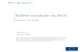 ESPD module in PCS · Further details on the postbox functionality can be found in the Postbox User Guide. The option to download the Excel file will be provided against the questions