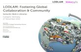 LODLAM: Fostering Global Collaboration & Communityswib.org/swib12/slides/Voss_SWIB12_125.pdf · 2013. 2. 26. · LODLAM: Fostering Global Collaboration & Community Semantic Web in