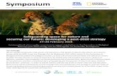 Symposium - International Union for Conservation of Nature · 2018. 2. 22. · Symposium ZOOLOGICAL SOCIETY OF LONDON, REGENTS PARK, LONDON, NW1 4RY Symposium Day 1 Plenary Remarks: