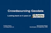 Crowdsourcing Geodata - Geofabrik · Crowdsourcing: open / closed “closed” crowdsourcing: users as cheap labour, controlled by central organisation “open” crowdsourcing: users
