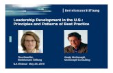 Leadership Development in the U.S.: Principles and Patterns of …ila-net.org/members/directory/downloads/webinars/2010.05... · 2015. 6. 9. · Bertelsmann Stiftung McGonagill Consulting