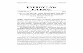 ENERGY LAW JOURNAL€¦ · in his spring 2014 regulatory litigation class at Georgetown Law for their work in interviewing practitioners, and especially Irene Nemesio and Vicki Kinne