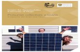 Centre for Sustainability University of Otago · prosumerism and community owned energy has been evolving, and how this has led to changes in the way that households interact with
