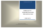DRAFT DISPOSAL MANUAL · 1.2.2 Category-II: Goods falling under Section 110(1A) of the Customs Act, 1962 This Category covers the goods, which are notified under the provisions of
