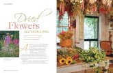 do-it-yourself Dried Flowers - Karen Bussolini Garden Arts · Dried Flowers All YeAr long A rranging informalthem around the house is one of the pleasures bouquets and setting of