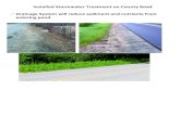 Installed Stormwater Treatment on County Road Drainage System …26F9F697-D5BE-4423... · 2019. 9. 10. · Burpee Hill Road – Summer 2019. Forest ... Recharge Shield Your Field